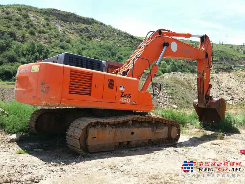 陕西出售转让二手8000小时2011年日立ZX450H挖掘机