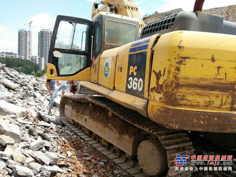 贵州出售转让二手7215小时2010年小松PC360挖掘机