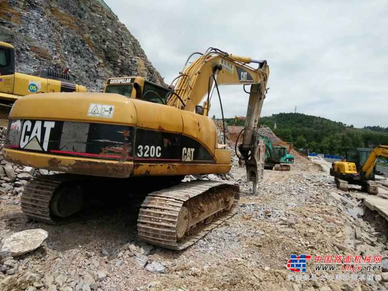 贵州出售转让二手10000小时2008年卡特彼勒320C挖掘机