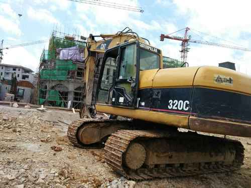 贵州出售转让二手7860小时2008年卡特彼勒320C挖掘机