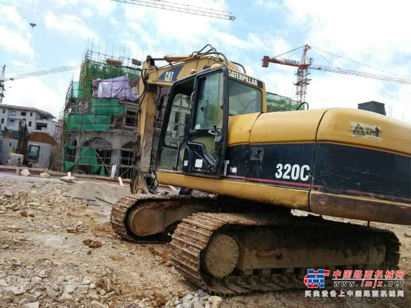 贵州出售转让二手7860小时2008年卡特彼勒320C挖掘机