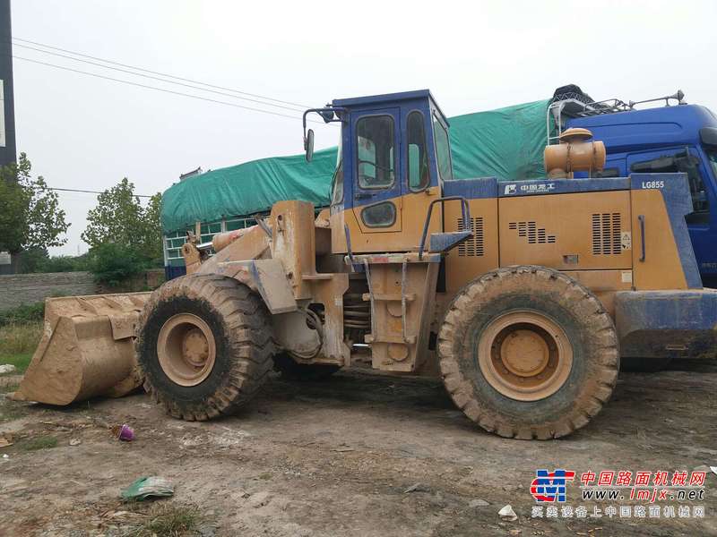 陕西出售转让二手2000小时2008年龙工LG855装载机