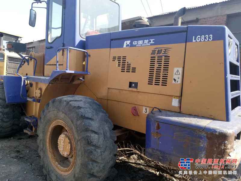 辽宁出售转让二手8000小时2008年龙工LG833装载机