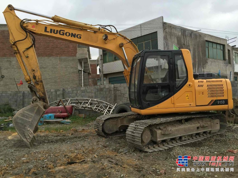 贵州出售转让二手10058小时2008年柳工CLG915C挖掘机