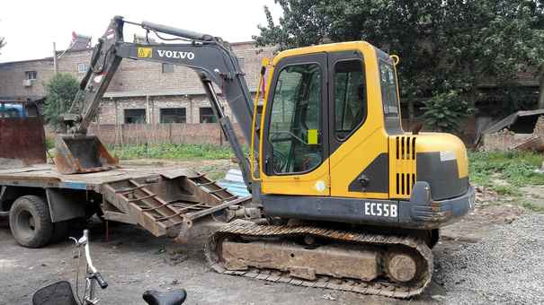 山西出售转让二手5100小时2011年沃尔沃EC55B挖掘机