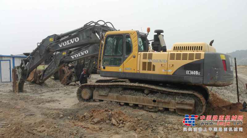 山西出售转让二手9709小时2010年沃尔沃EC360BLC挖掘机