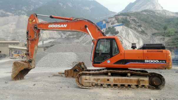 山西出售转让二手7000小时2009年斗山DH300LC挖掘机
