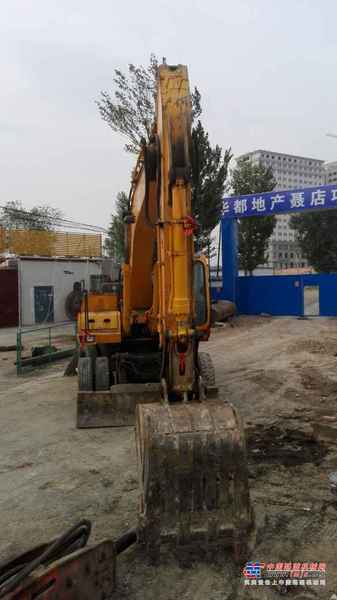 山西出售转让二手10000小时2005年现代轮挖R210W挖掘机