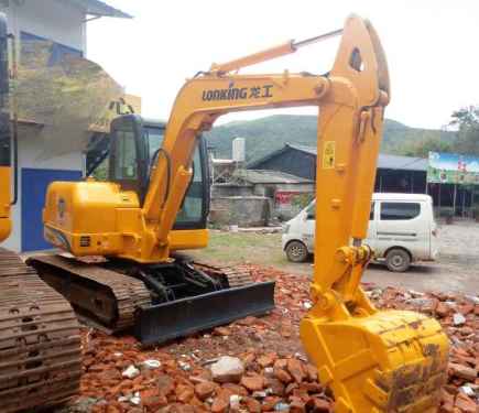 云南出售转让二手3180小时2012年龙工LG6060挖掘机