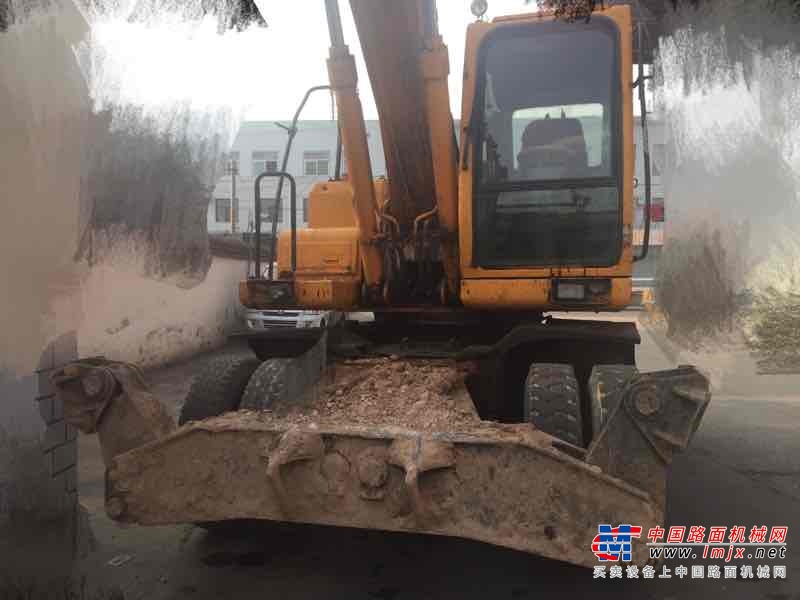 山西出售转让二手7000小时2008年现代轮挖R210W挖掘机