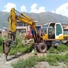 山西出售转让二手5000小时2007年濮工轮挖WY133挖掘机