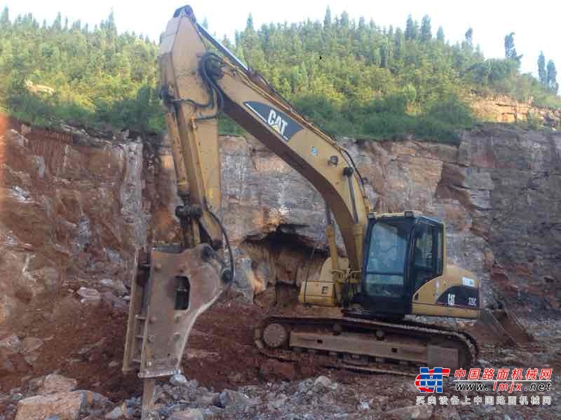 贵州出售转让二手16000小时2007年卡特彼勒320C挖掘机