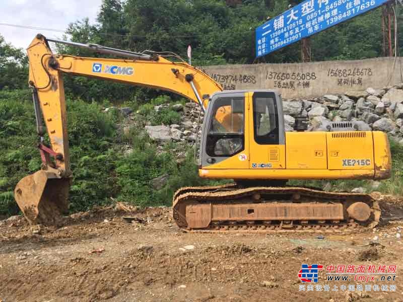 贵州出售转让二手7600小时2009年徐工XE215C挖掘机