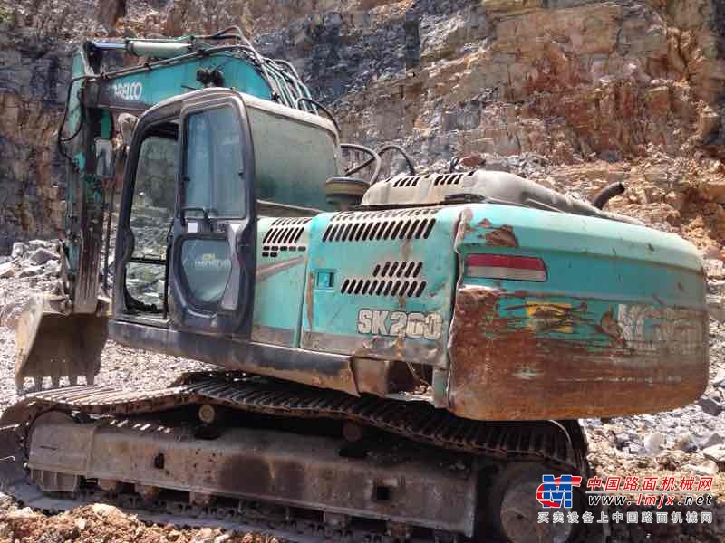 贵州出售转让二手8644小时2008年神钢SK200挖掘机