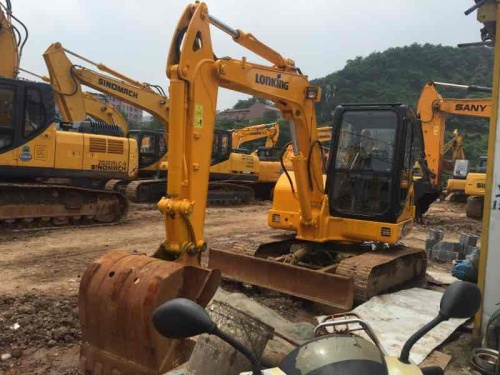 江西出售转让二手4100小时2012年龙工LG6060D挖掘机