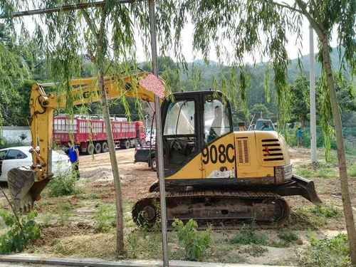 陕西出售转让二手8000小时2008年柳工908C挖掘机