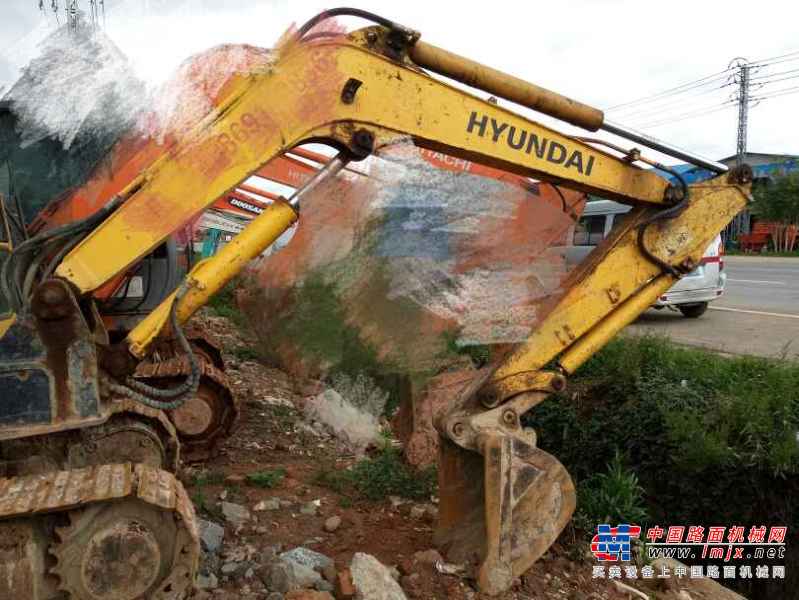 云南出售转让二手6380小时2010年现代R55挖掘机