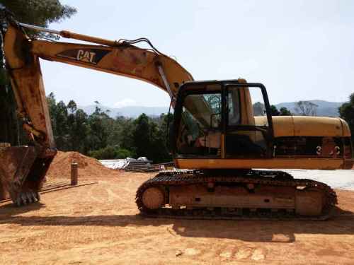 云南出售转让二手10000小时2007年卡特彼勒320C挖掘机