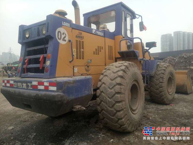山西出售转让二手3500小时2009年龙工LG855装载机