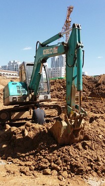 山西出售转让二手7000小时2010年神钢SK55挖掘机