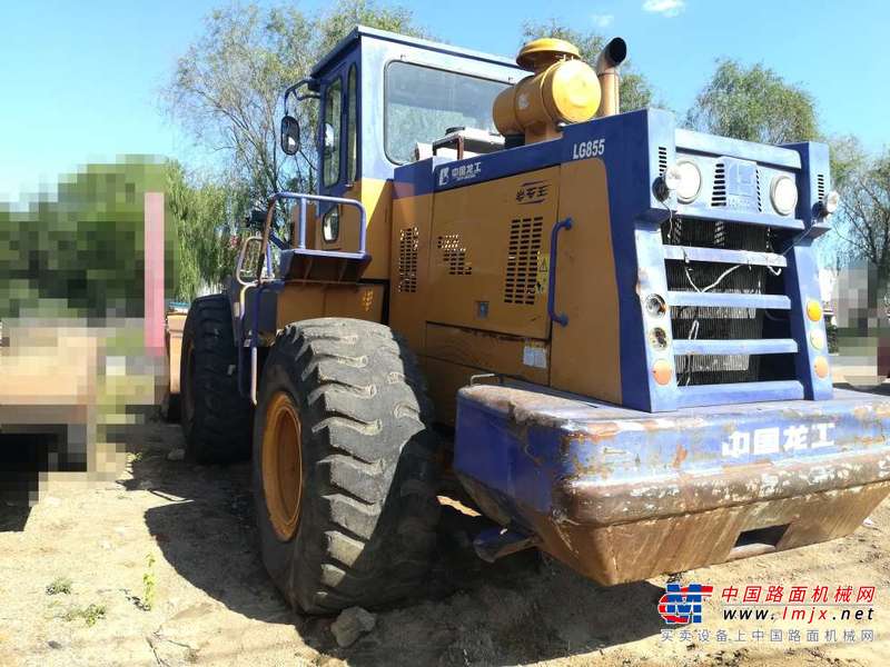 辽宁出售转让二手3500小时2008年龙工LG855装载机