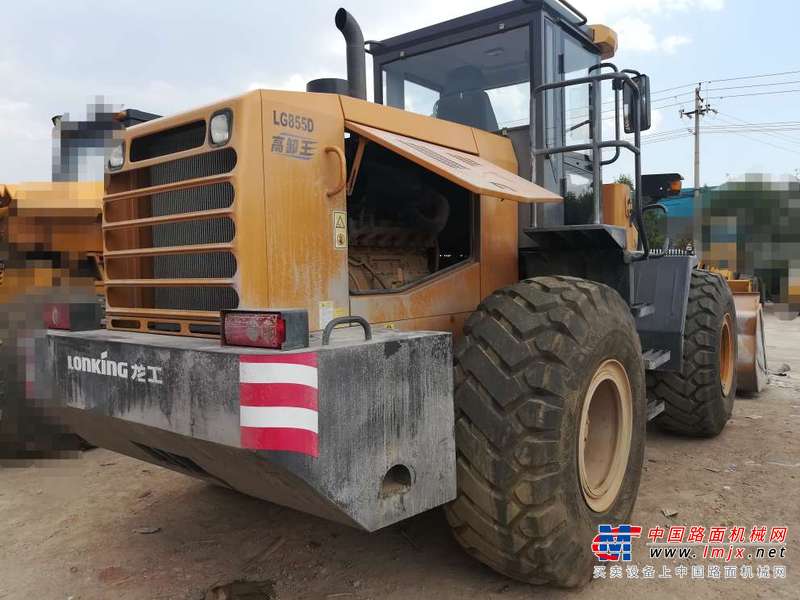 陕西出售转让二手800小时2015年龙工LG855D装载机