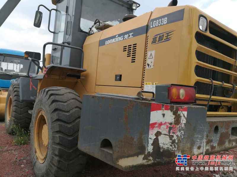 辽宁出售转让二手4000小时2011年龙工LG833B装载机