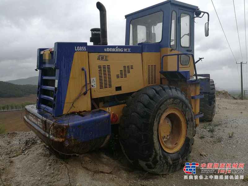 辽宁出售转让二手3900小时2008年龙工LG855装载机