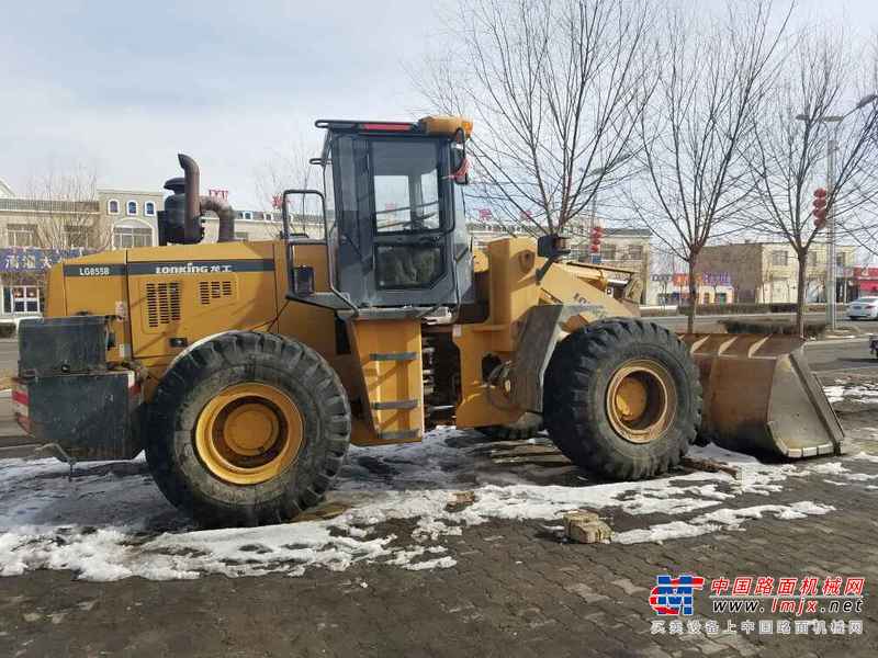 内蒙古出售转让二手5800小时2010年龙工LG855B装载机
