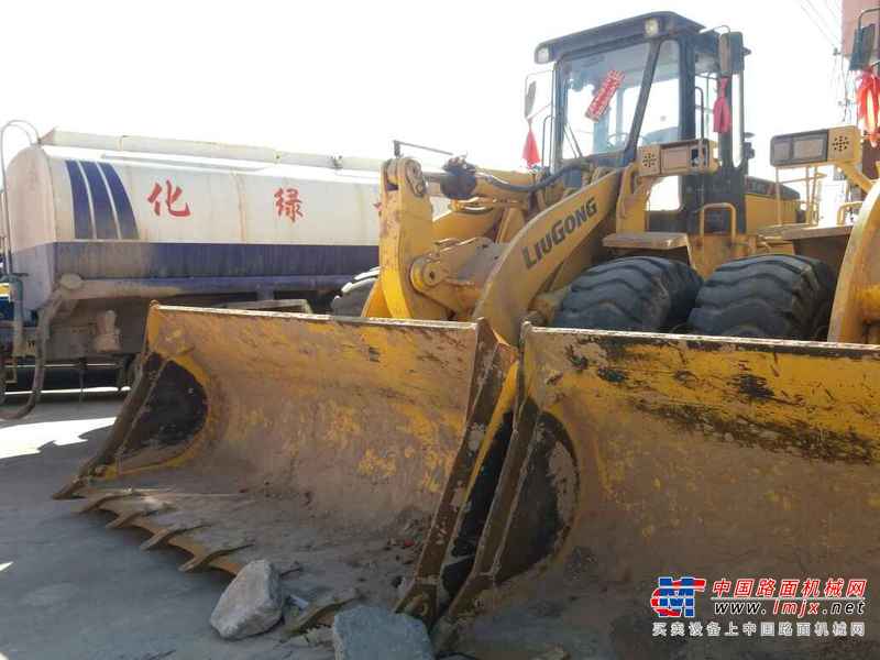 陕西出售转让二手3000小时2013年柳工CLG855N装载机