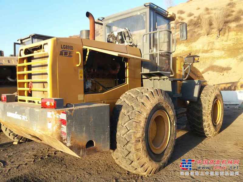 陕西出售转让二手200小时2014年龙工LG855D装载机