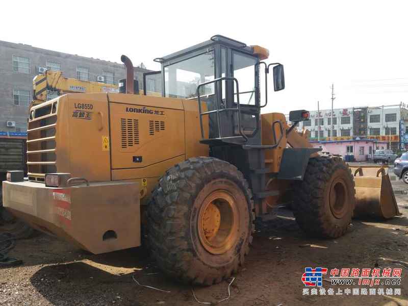 陕西出售转让二手1000小时2015年龙工LG855D装载机