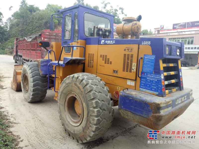 广东出售转让二手8000小时2010年龙工LG855装载机