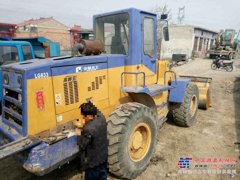 山西出售转让二手1700小时2008年龙工LG833装载机