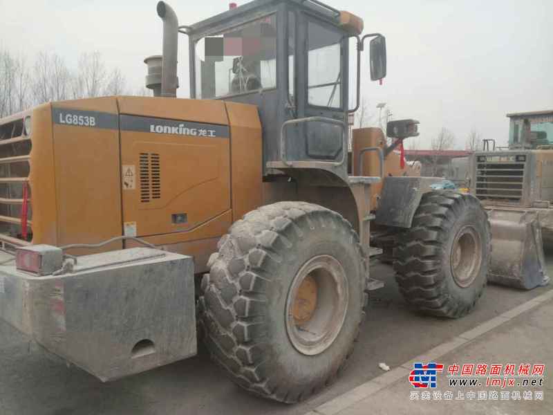 山东出售转让二手3000小时2011年龙工LG853B装载机