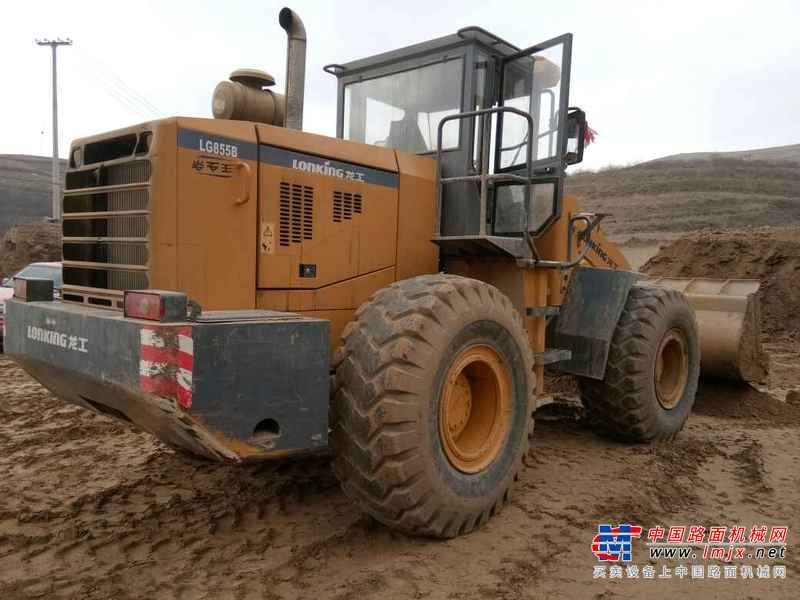 宁夏出售转让二手4600小时2012年龙工LG855B装载机
