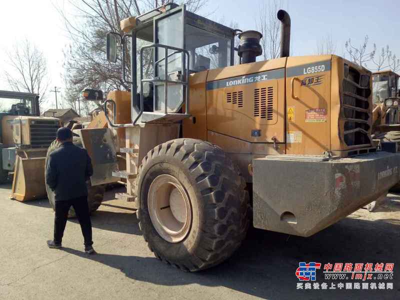 山东出售转让二手4850小时2012年龙工LG855B装载机