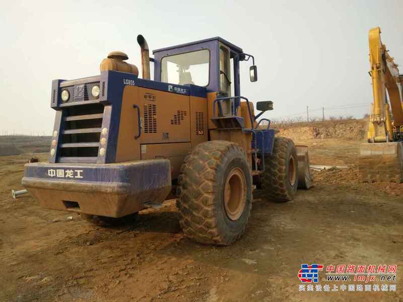 山东出售转让二手3780小时2009年龙工LG855装载机