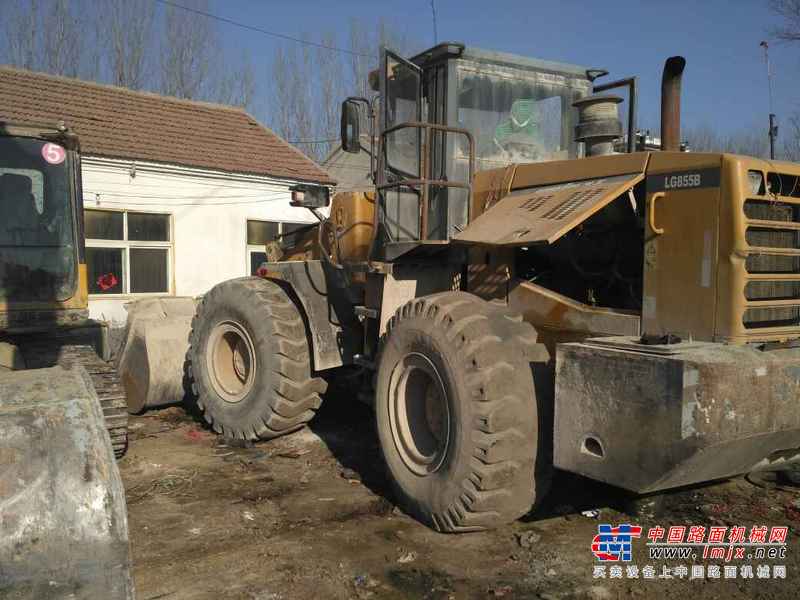 山东出售转让二手6100小时2011年龙工LG855B装载机