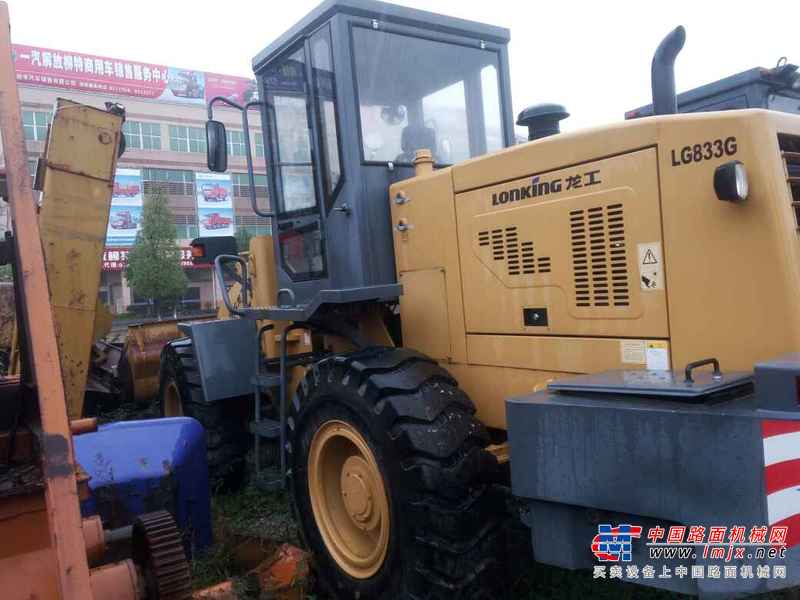 江西出售转让二手1500小时2014年龙工LG833G装载机