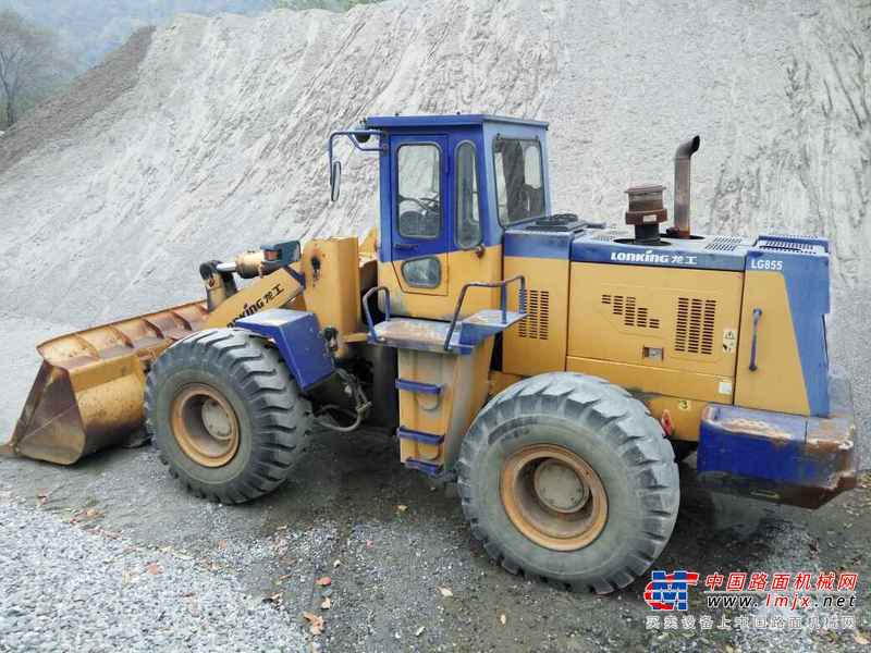 陕西出售转让二手5599小时2008年龙工LG855装载机