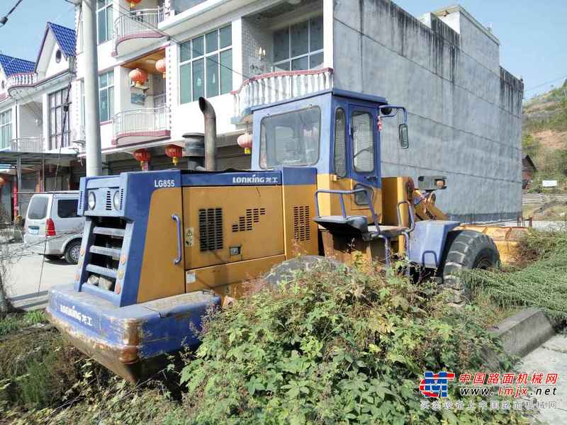 陕西出售转让二手8000小时2008年龙工LG855装载机