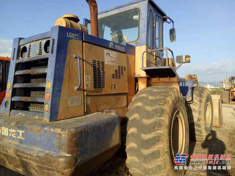 云南出售转让二手8761小时2007年龙工LG853装载机