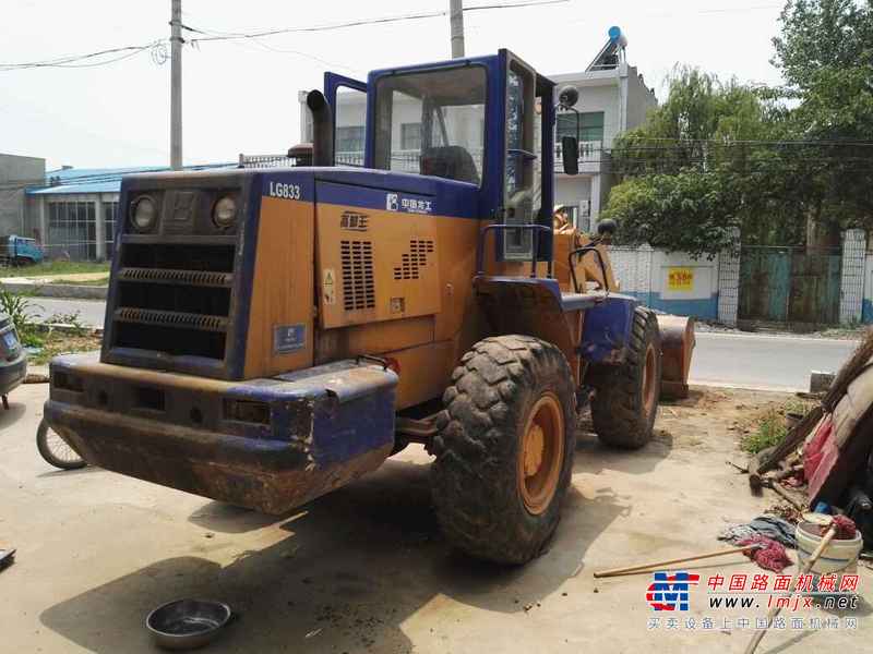 陕西出售转让二手4000小时2008年龙工LG833装载机