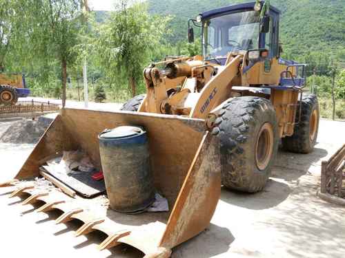 陕西出售转让二手7500小时2008年龙工LG855装载机