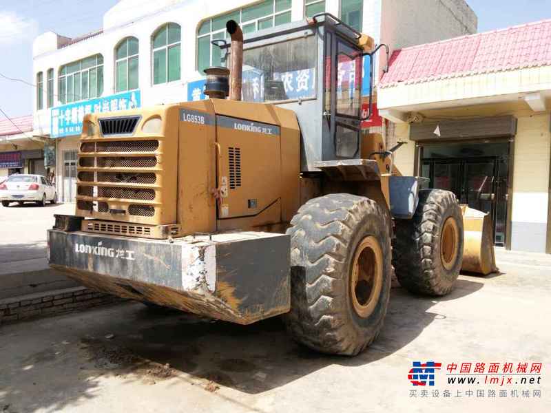 陕西出售转让二手4500小时2010年龙工LG853装载机