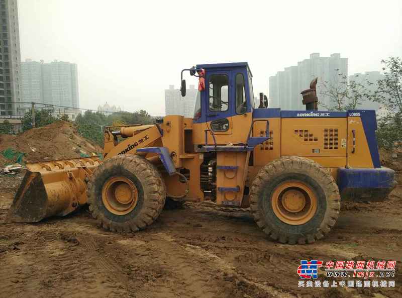陕西出售转让二手4308小时2008年龙工LG855装载机