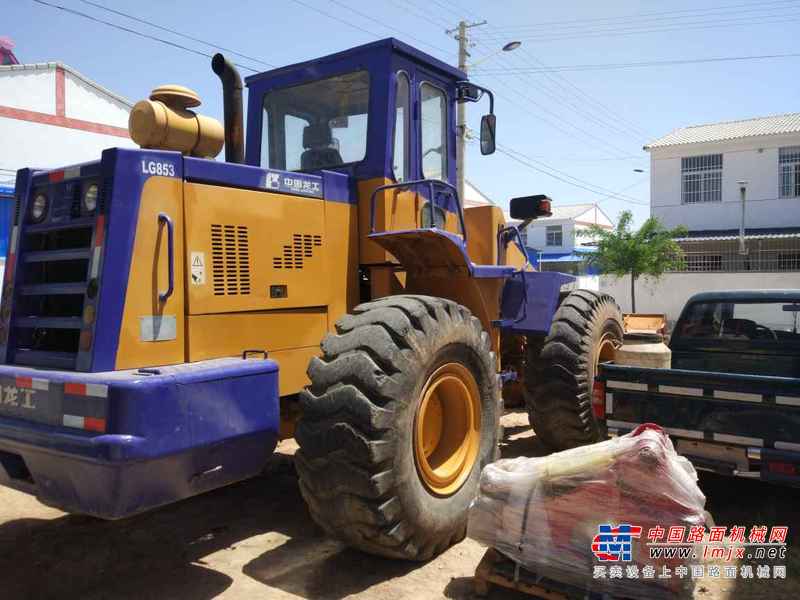 陕西出售转让二手3500小时2007年龙工LG853装载机