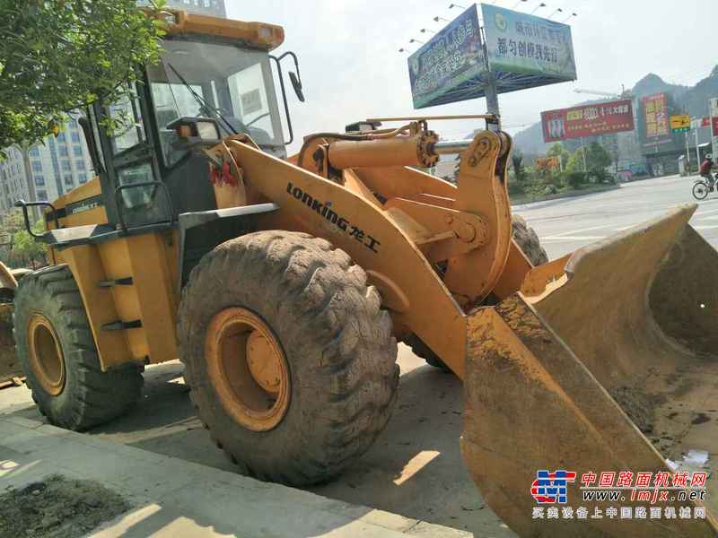 贵州出售转让二手3200小时2011年龙工LG855B装载机