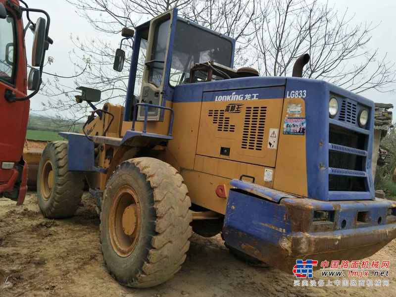 江西出售转让二手4600小时2012年龙工LG833装载机